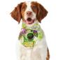 Preview: Hunde-Bandana Sienna- Popart Hundedesign, 100 % Polyester, 70x30 cm, verstellbar, waschbar